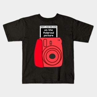 The Very First Night Polaroid Kids T-Shirt